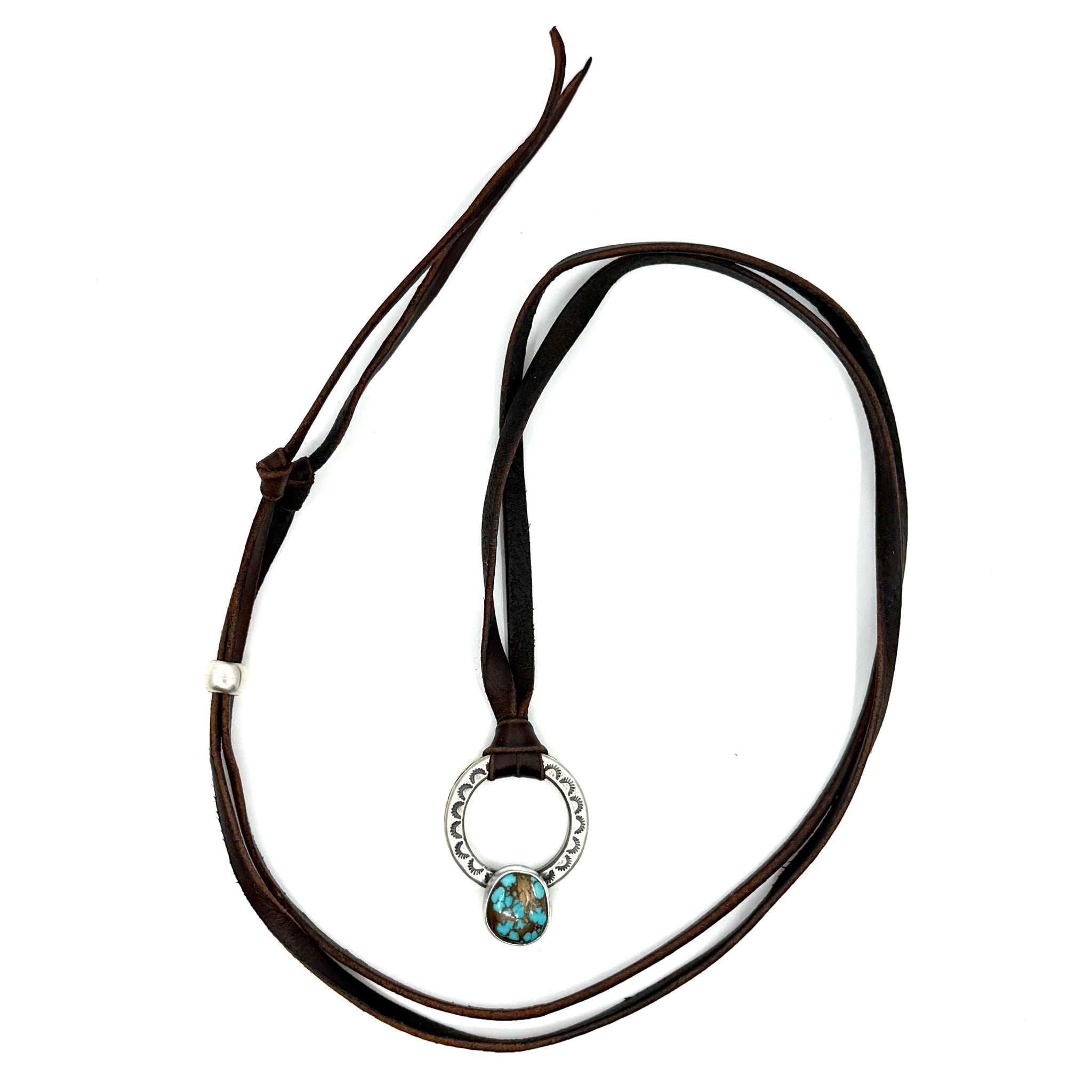 Traveler Pendant - Apache Blue Turquoise