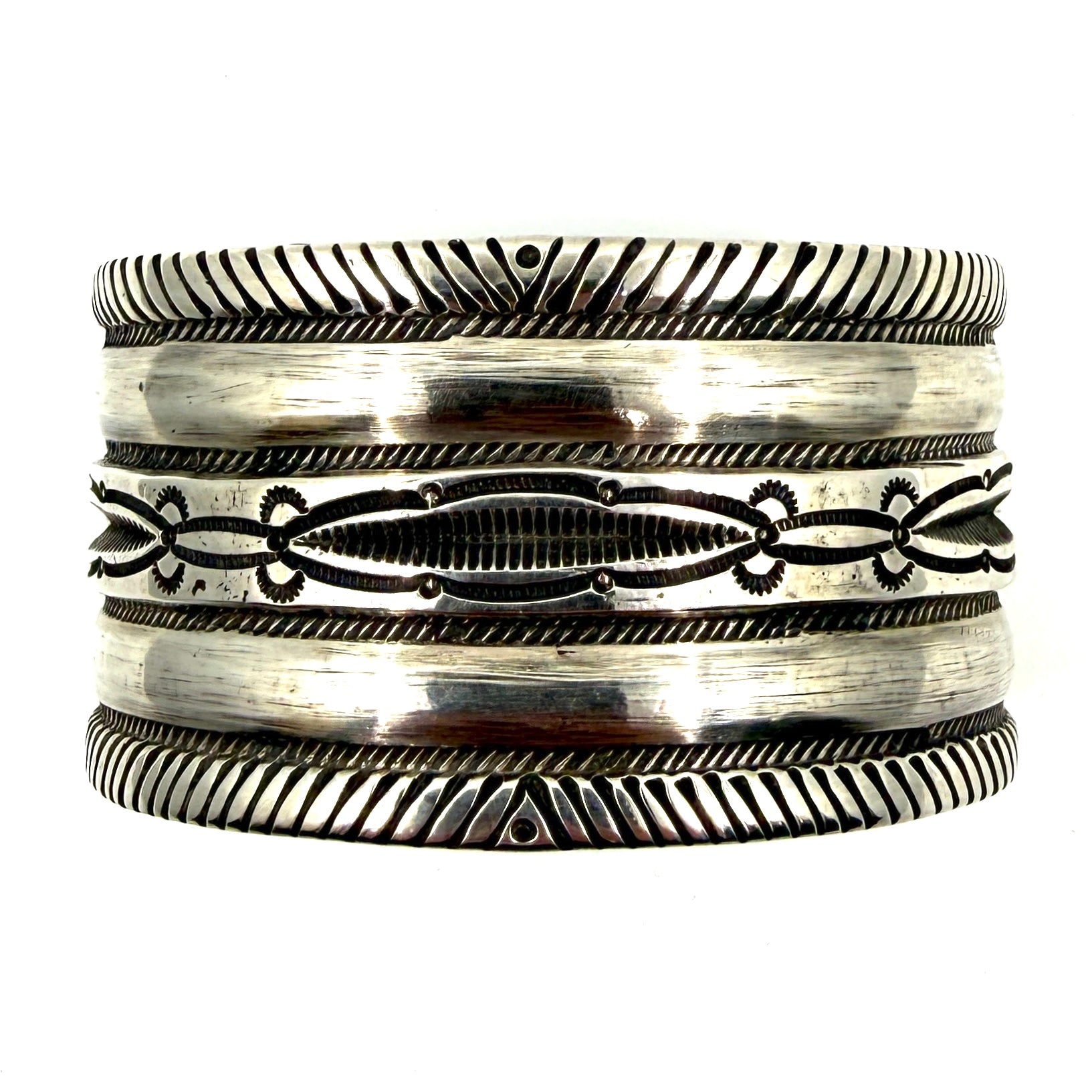 Heavy Coin Silver Ingot Bracelet