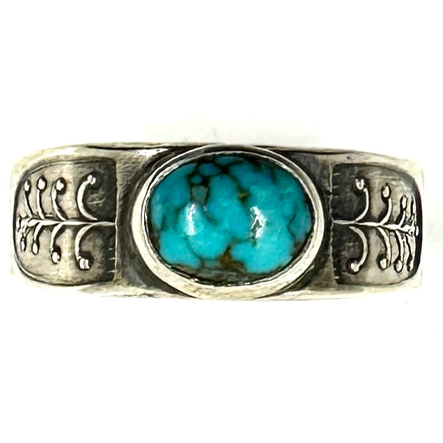 Single Stone Stacker Ring with Lone Mountain A