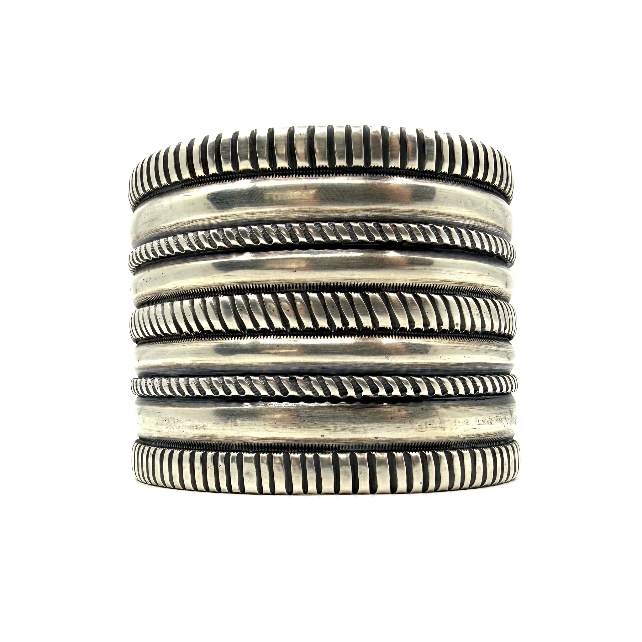 Heavy Coin Silver Ingot Bracelet