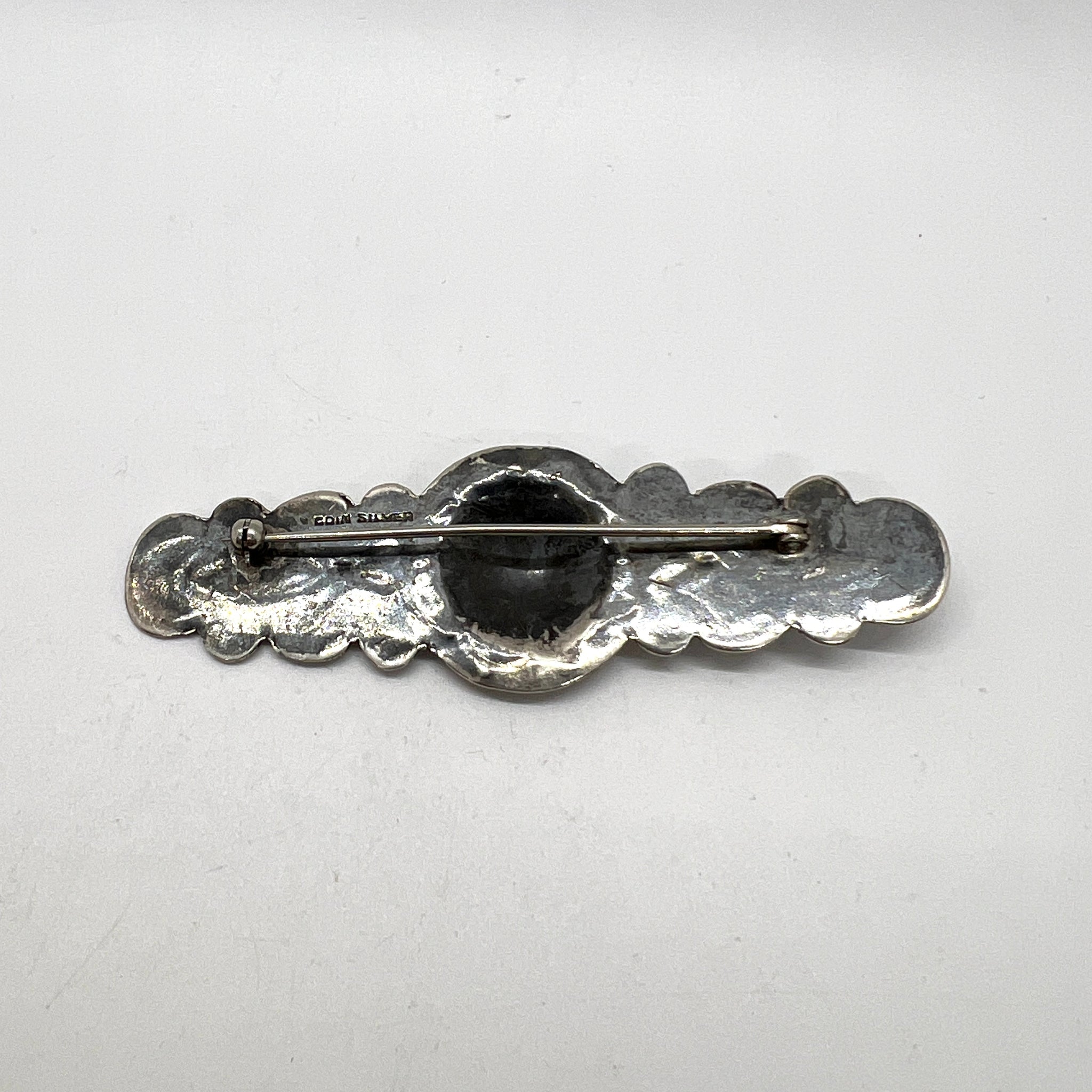 Vintage Navajo Repousse Pin