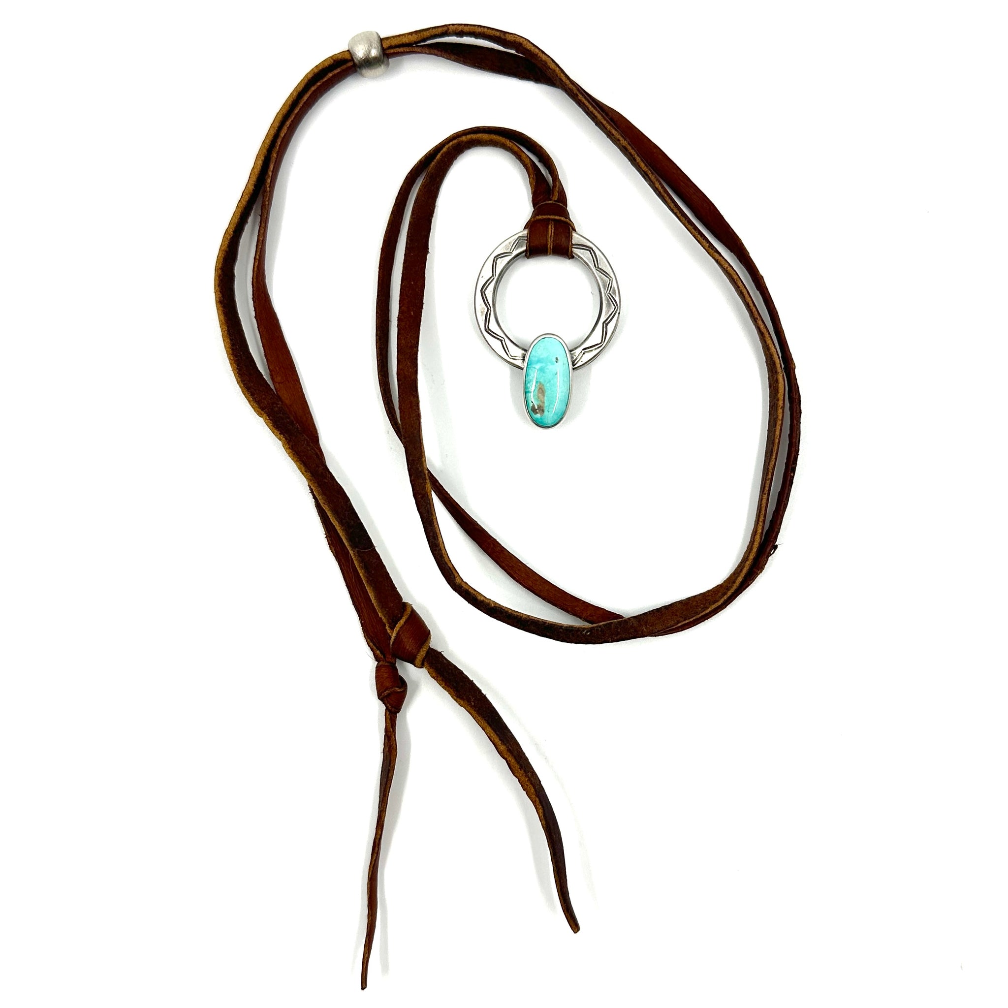 Traveler Pendant - Poquito Ridge Turquoise