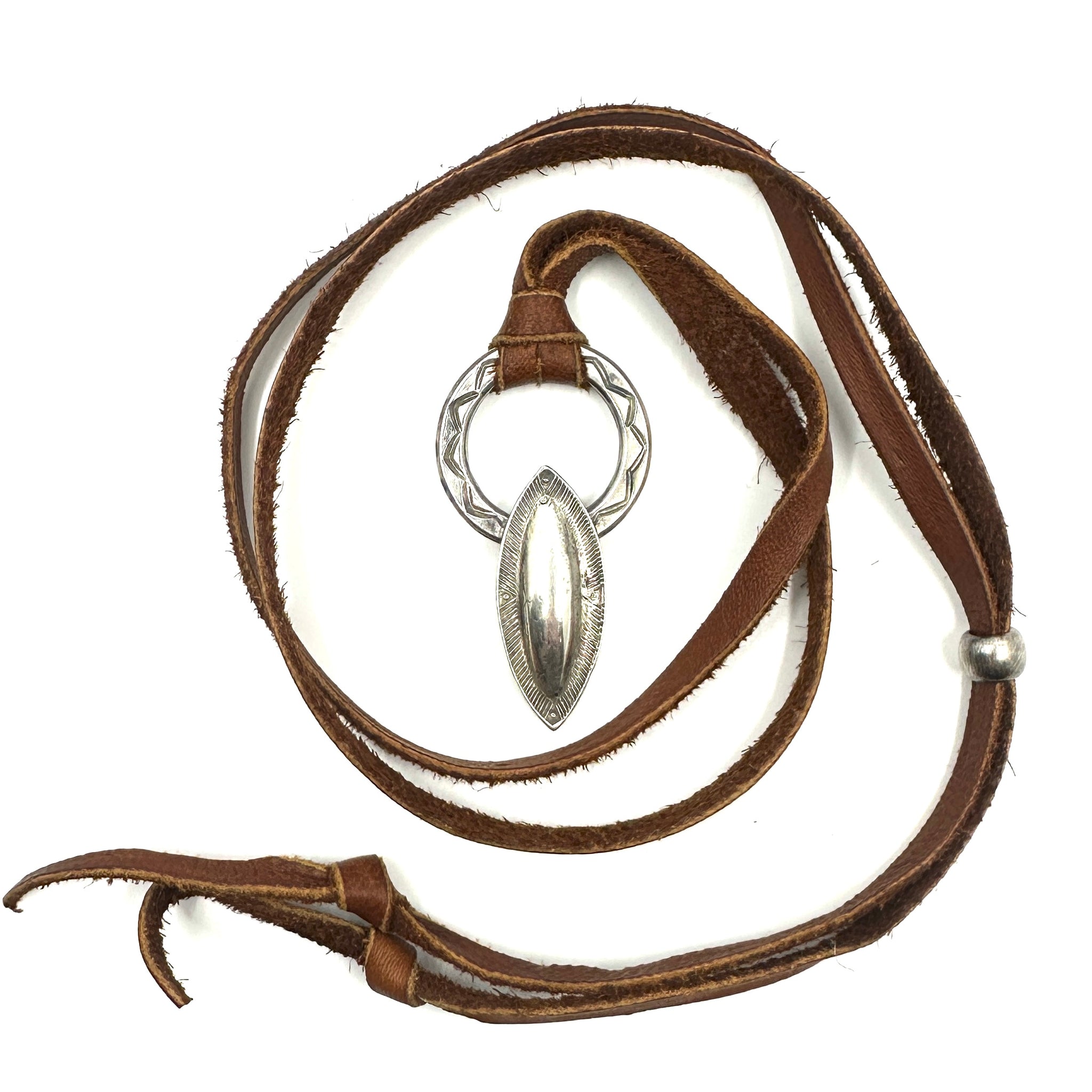 Traveler Pendant - Silver Bump Up