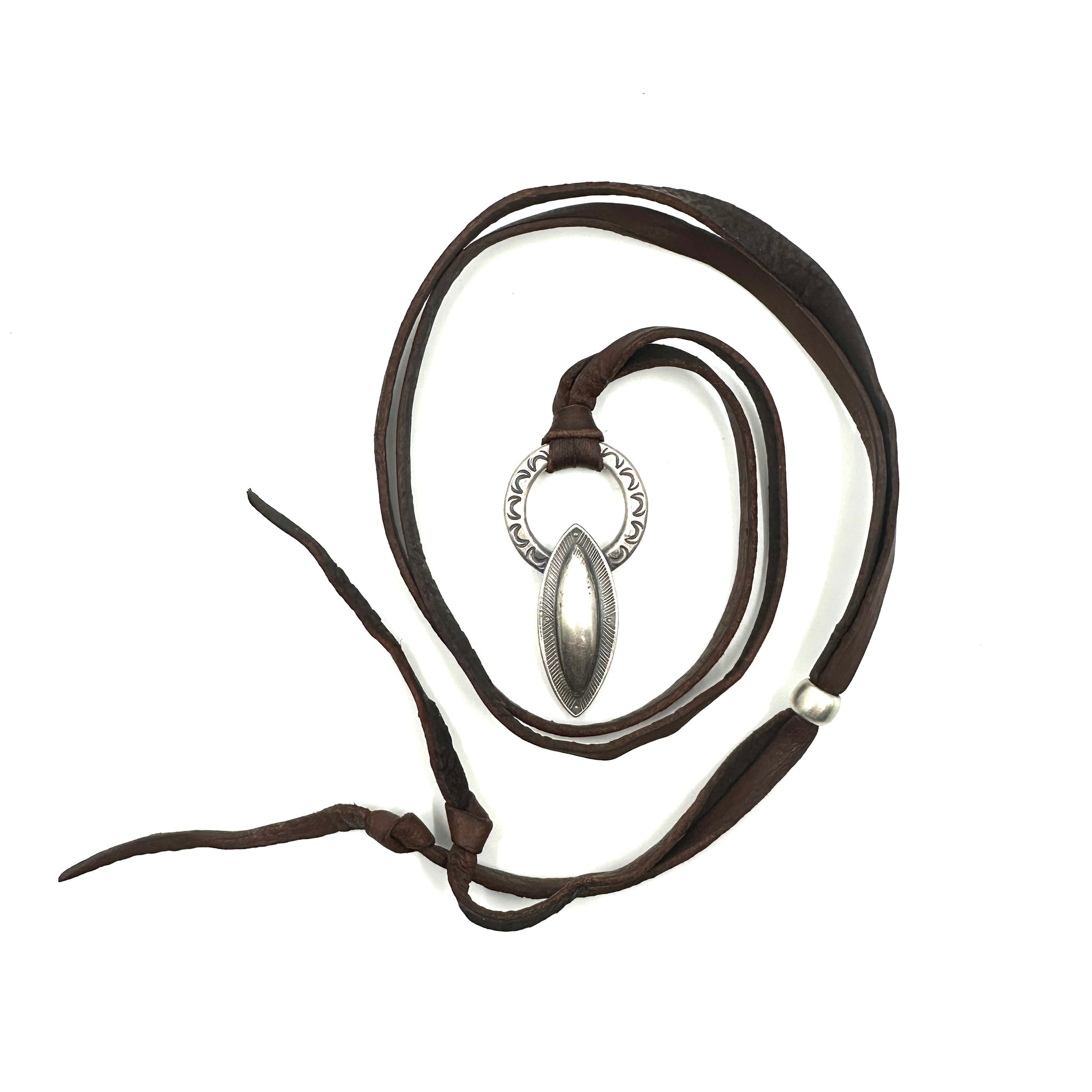 Traveler Pendant - Silver Bump Up